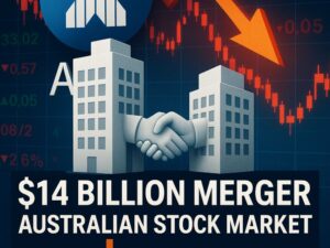 Read more about the article Stunning $14 Billion Merger Shakes Up Australian Stock Market Amid ASX Losses